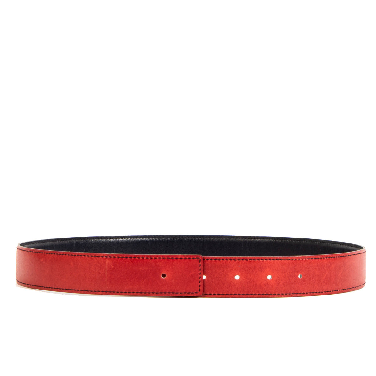 Hermès Reversible Red/Blue Box Leather Belt - Size 78