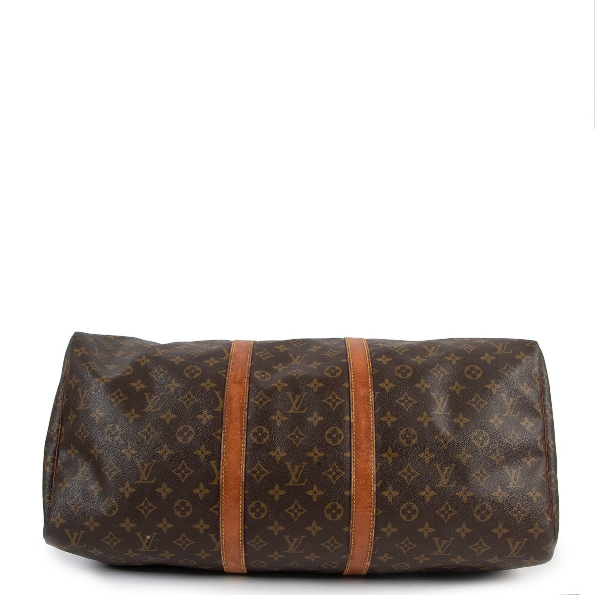 Buy an authentic second hand Louis Vuitton Keepall 55 Monogram Canvas in good pre-loved condition at Labellov