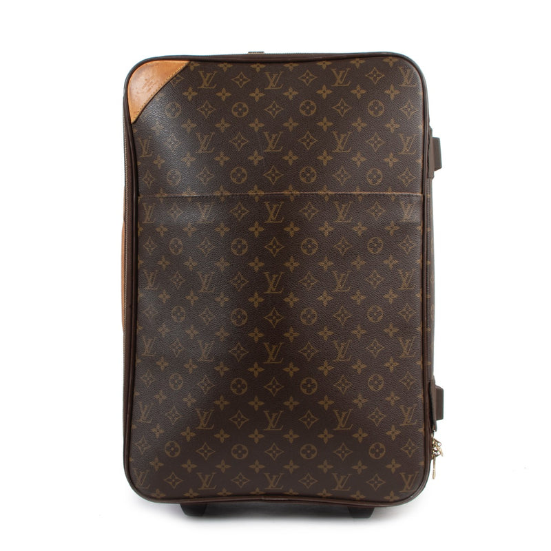 Shop now for your pre-loved, 100% authentic Louis Vuitton Monogram Canvas Pegase 65 Suitcase at Labellov.