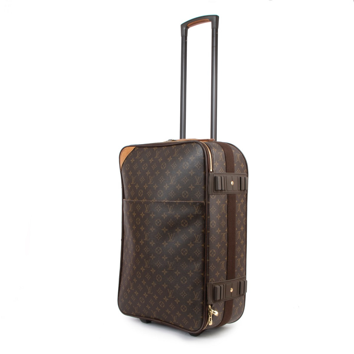 Shop now for your pre-loved, 100% authentic Louis Vuitton Monogram Canvas Pegase 65 Suitcase at Labellov.