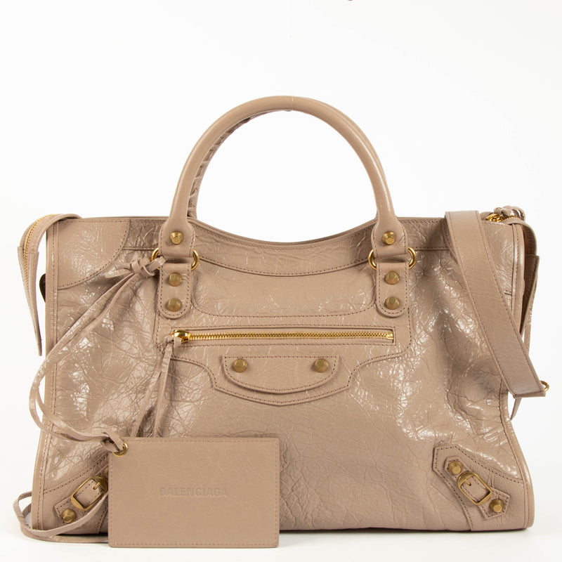Balenciaga Blush Arena Medium Le City Bag