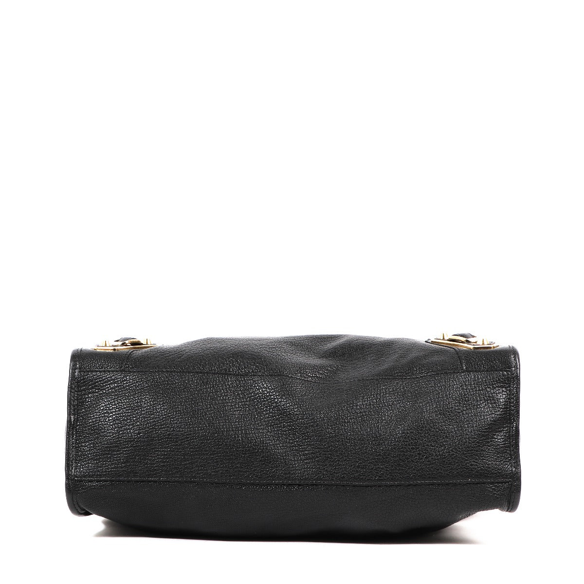 Balenciaga Black Goatskin Metallic Edge Classic City Top Handle Bag