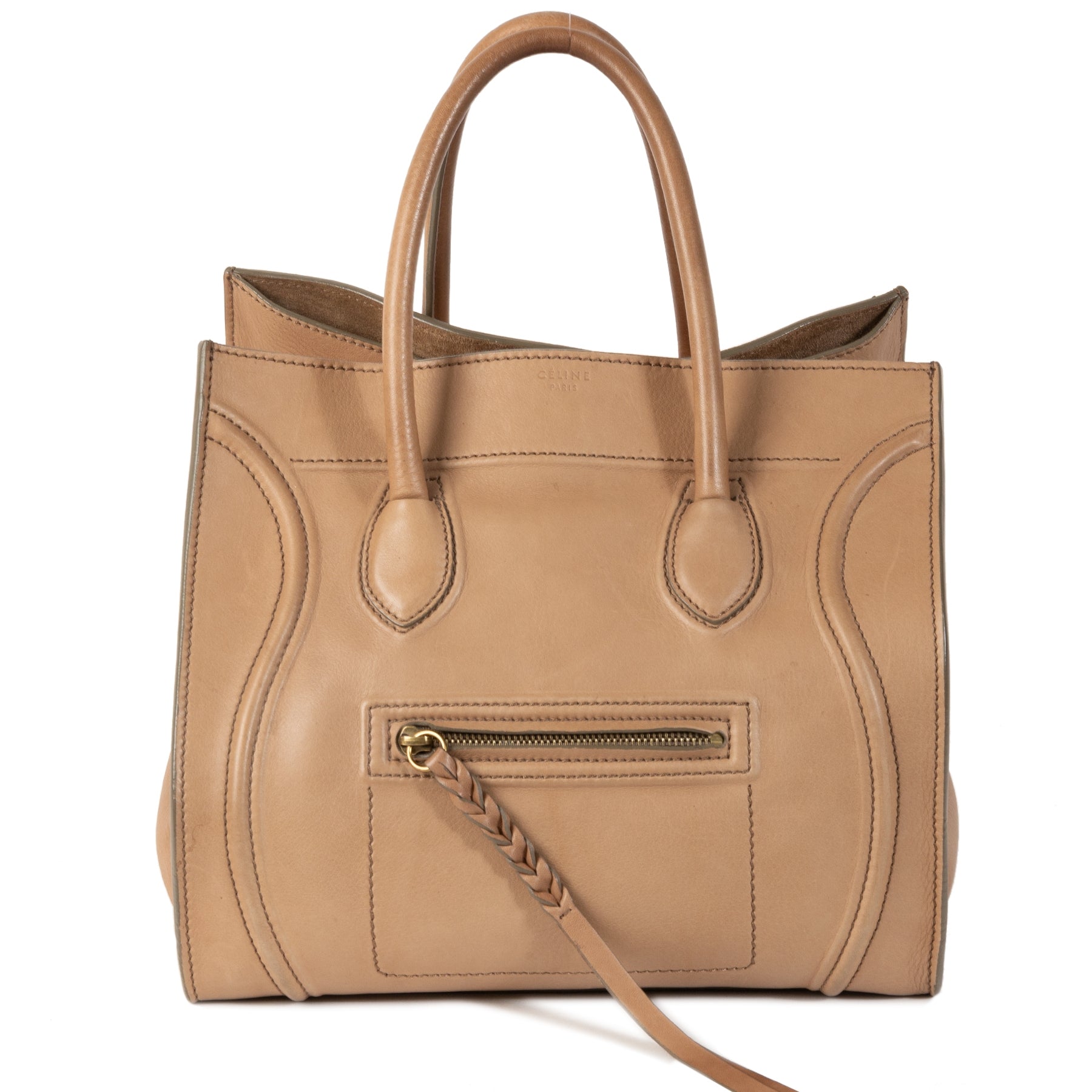 Authentic second-hand vintage Céline Luggage Phantom Tote Bag buy online webshop LabelLOV