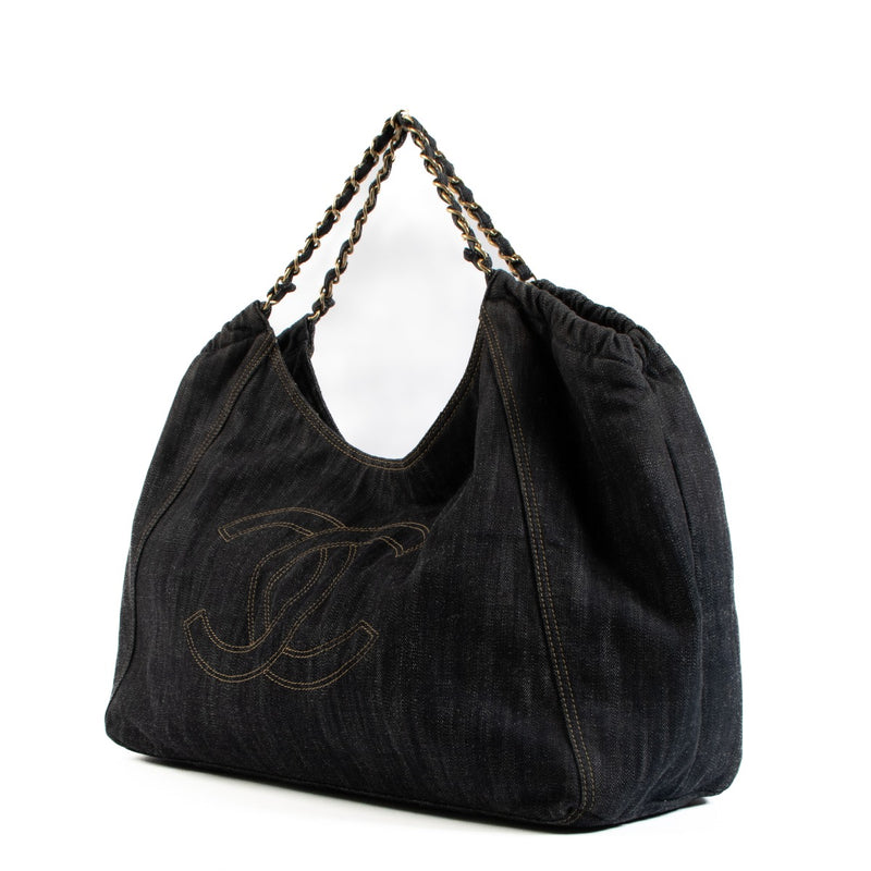 Chanel Denim Coco Cabas Bag