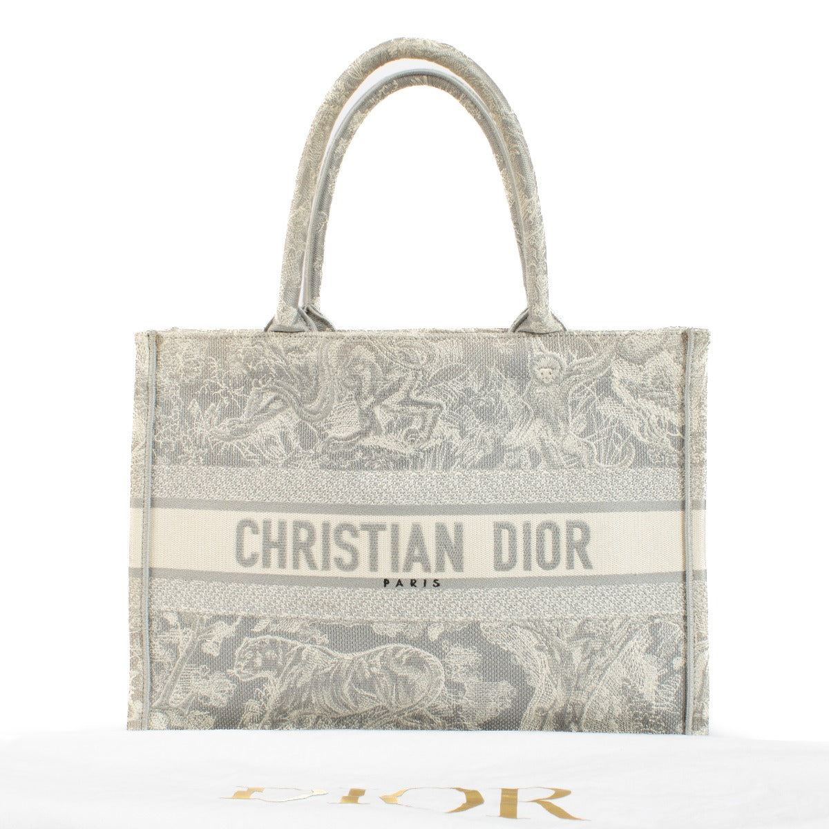 Shop the dior Grey Toile De Jouy Medium shop now at Labellov.