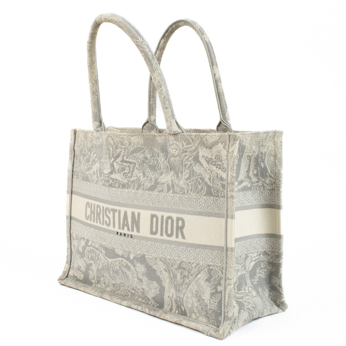 Shop the dior Grey Toile De Jouy Medium shop now at Labellov.