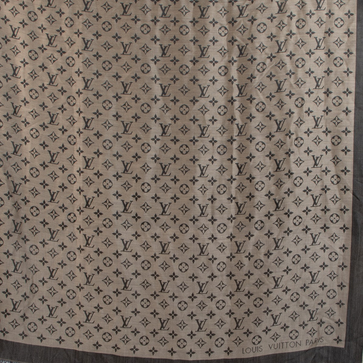 Louis Vuitton Brown Monogram Denim Shawl