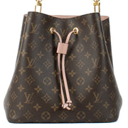 Louis Vuitton Monogram/Rose Poudre NéoNoé Bag