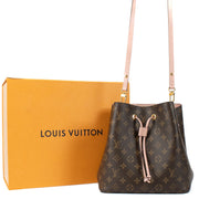Louis Vuitton Monogram/Rose Poudre NéoNoé Bag