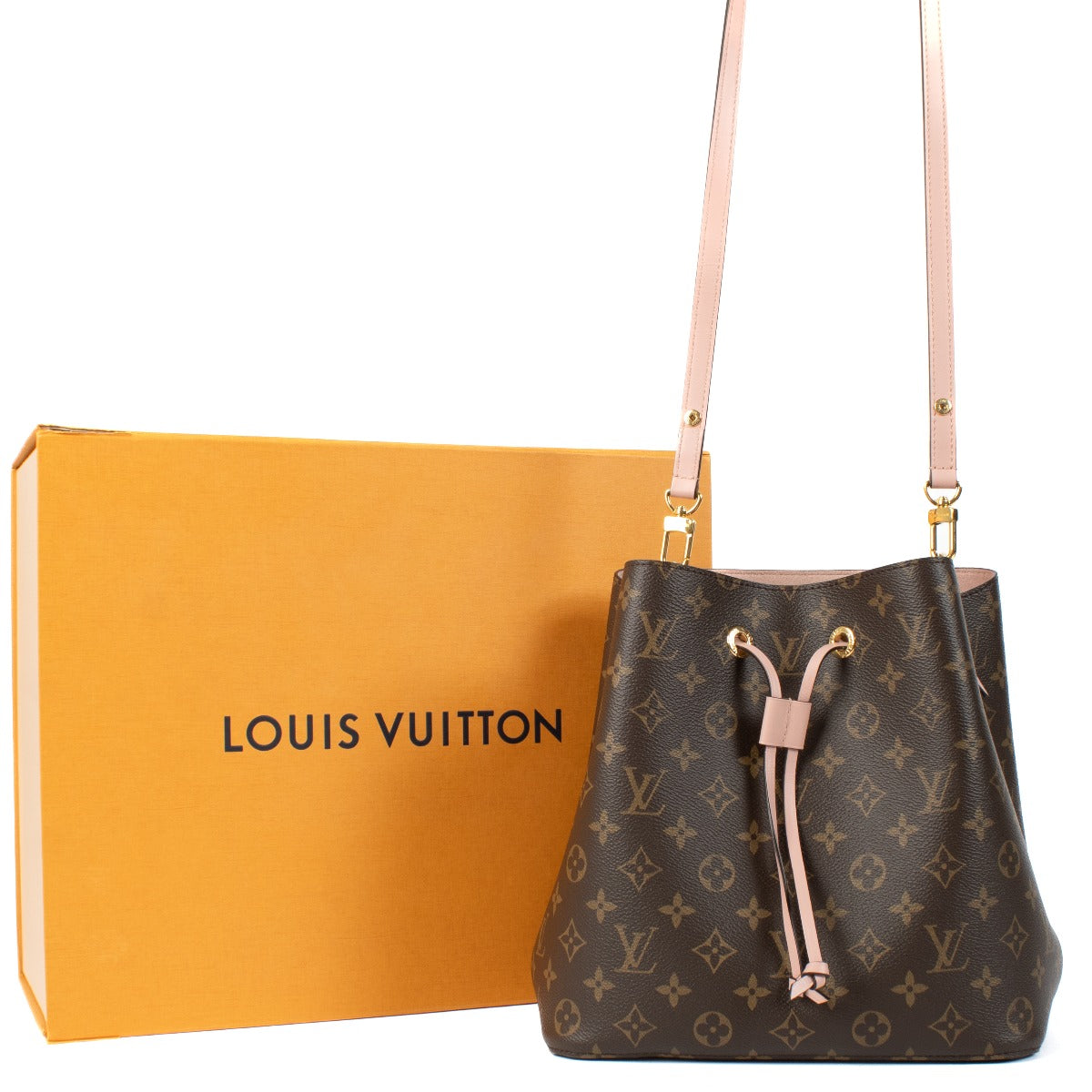 Louis Vuitton Monogram/Rose Poudre NéoNoé Bag