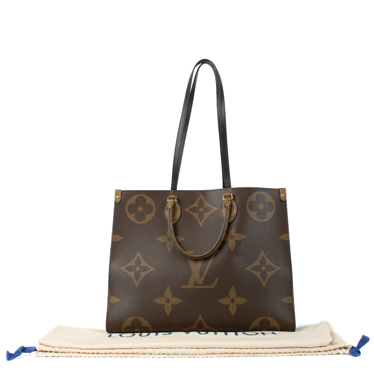 Second hand designer vintage luxury pre-owned Louis Vuitton Monogram Onthego GM Bag