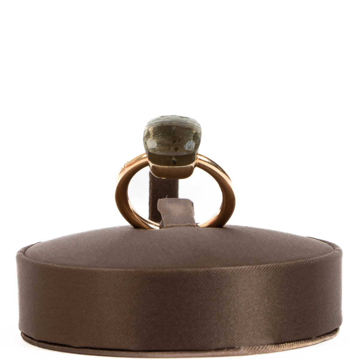 Pomellato Nudo Classic Rose Gold Praziolite Ring - Size 54