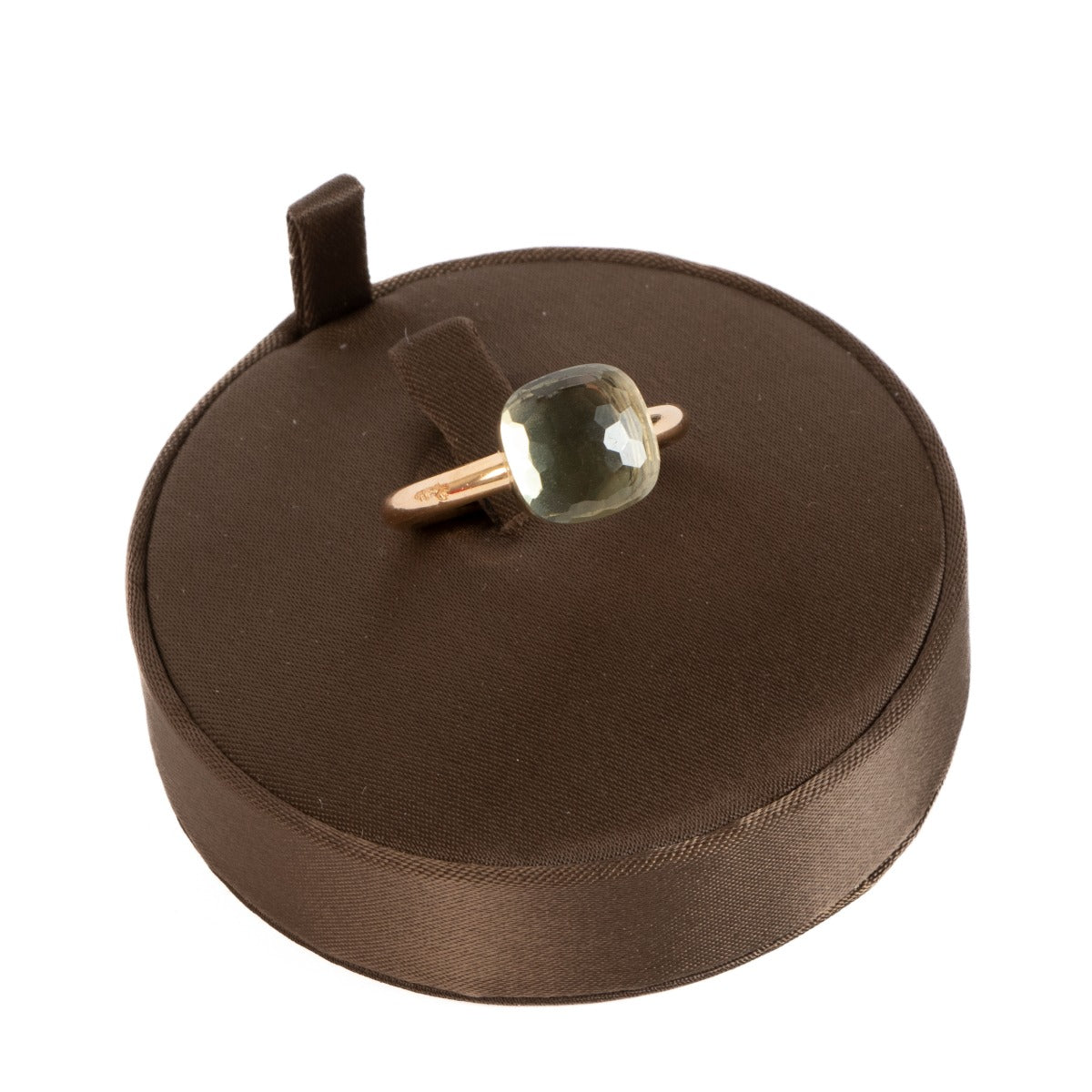 Pomellato Nudo Classic Rose Gold Praziolite Ring - Size 54