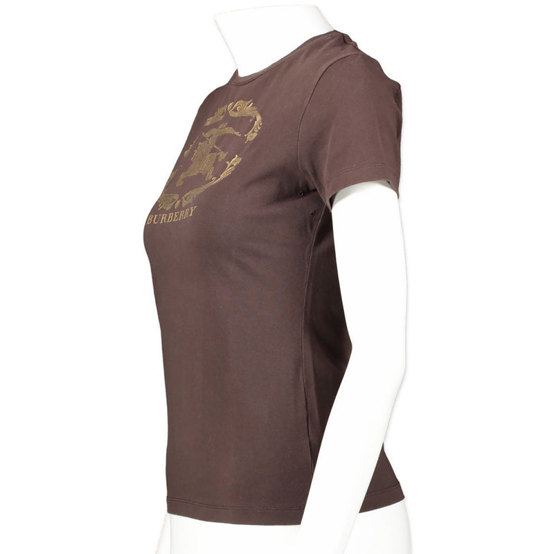 Authentieke tweedehands vintage Burberry Brown Logo T-shirt koop online webshop LabelLOV