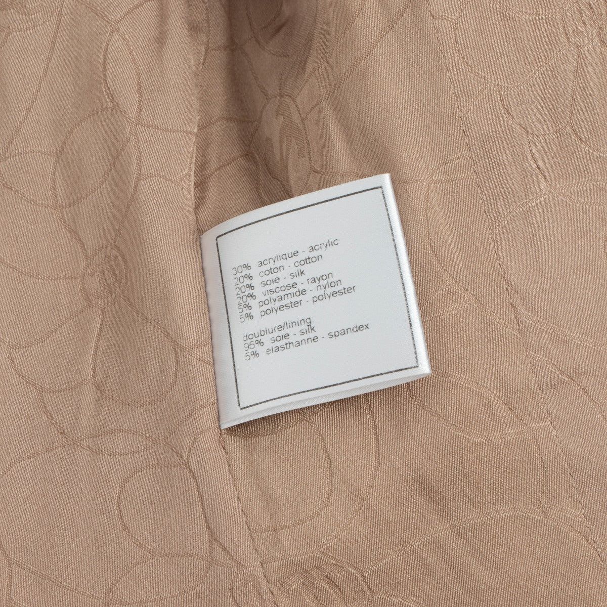 Veste en tweed orange Chanel Printemps 2004 - Taille FR40