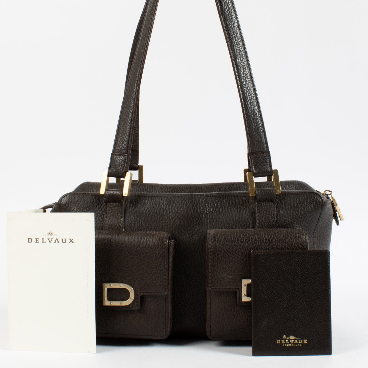 Shop 100% authentic second hand Delvaux Cafe Souple Fjord Le Audrey Bag on Labellov.com