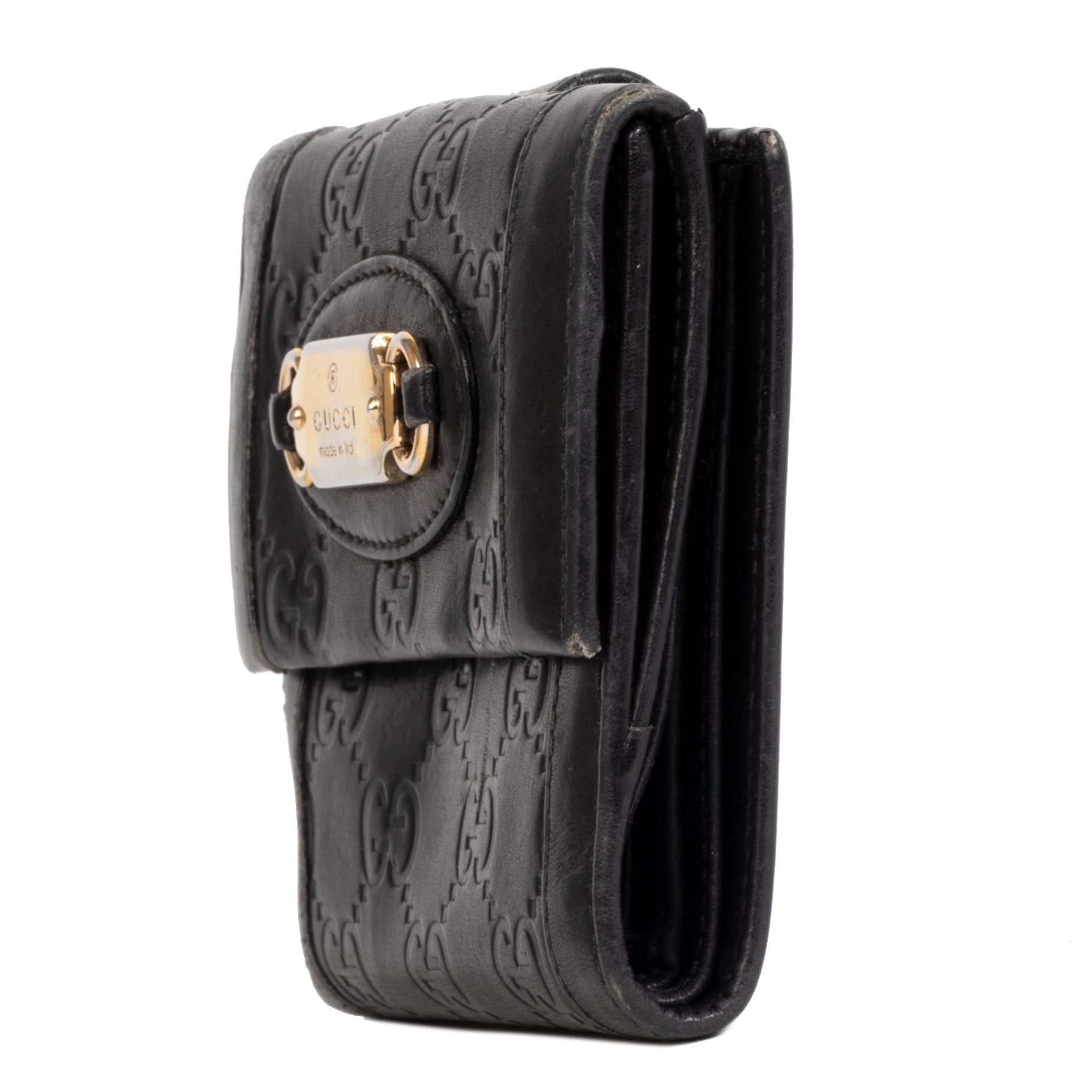 Gucci Black Monogram Wallet