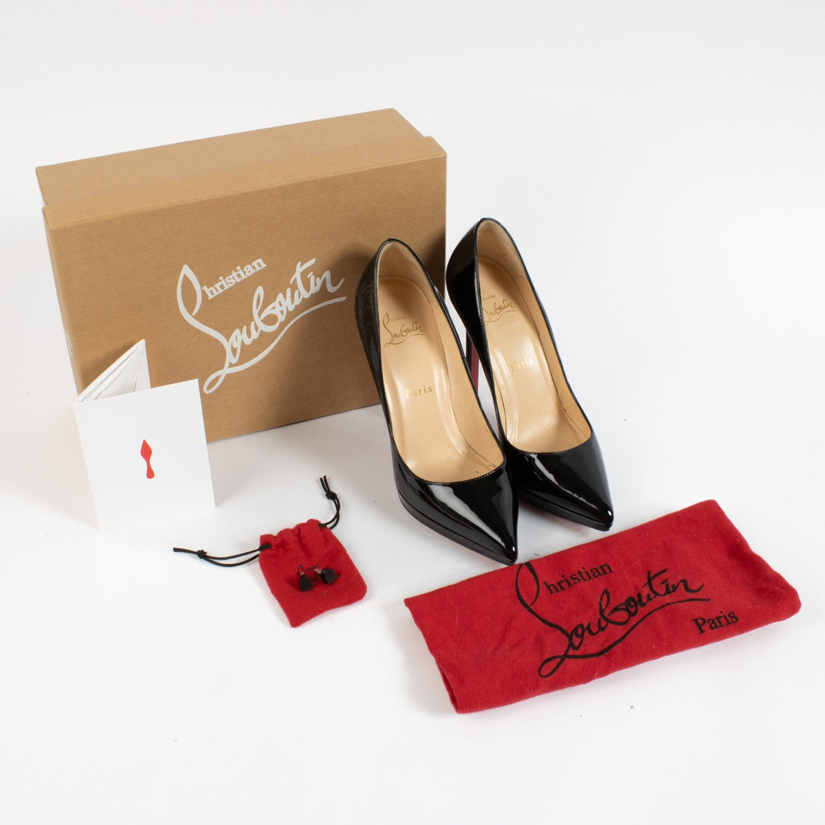 Shop 100% authentic second hand Christian Louboutin Black Patent Calf Pigalle Pumps on Labellov.com