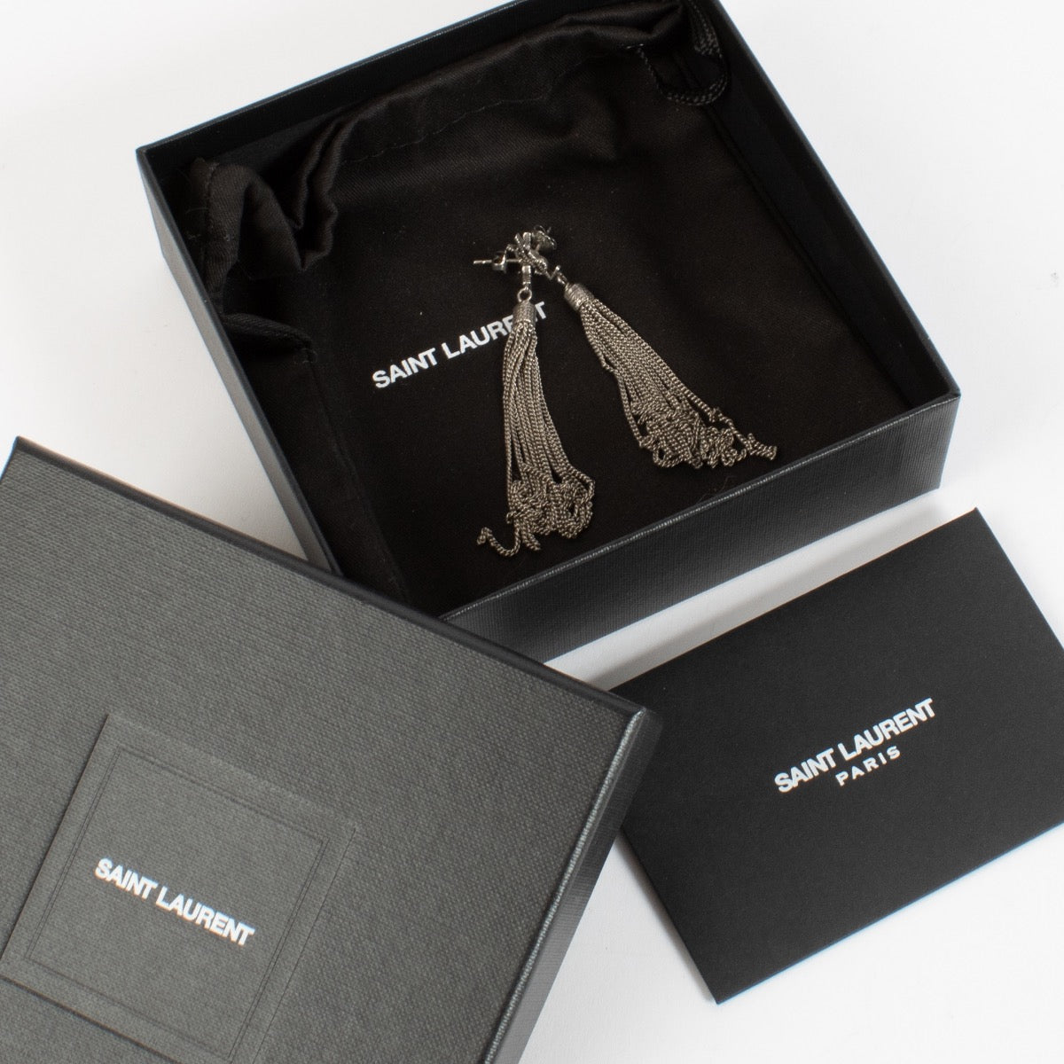 Shop 100% authentic second hand Saint Laurent Tassel Earrings on Labellov.com