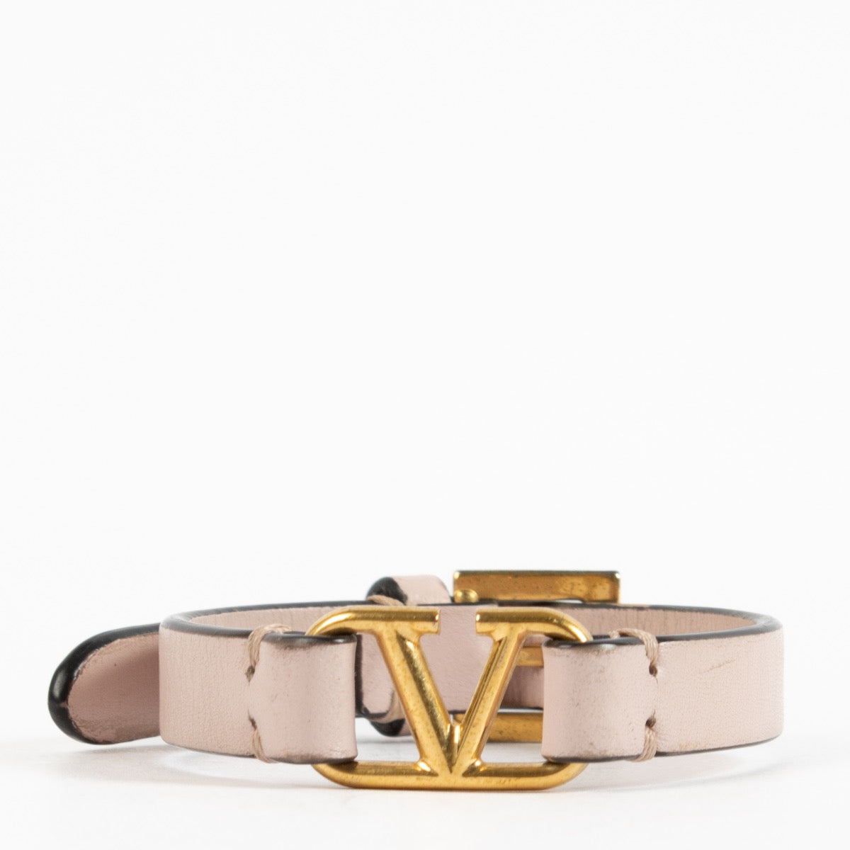 Shop 100% authentic second hand Valentino Pink Leather Bracelet on Labellov.com