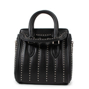Alexander McQueen Black Studded Mini Heroine Bag