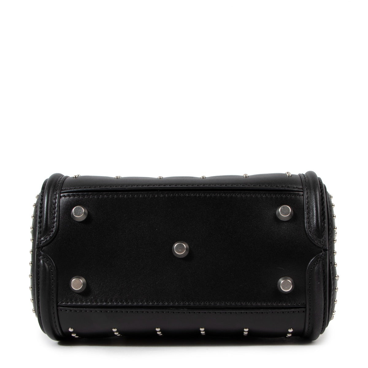 Alexander McQueen Zwarte Studded Mini Heroine Tas