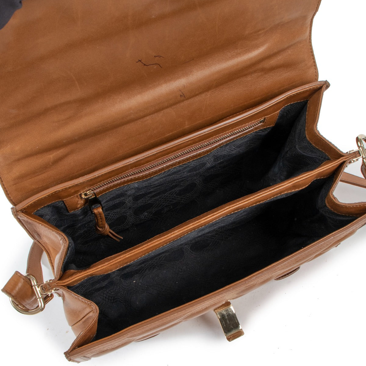 Proenza Schouler Camel Kleine PS1 Gewatteerde Lamsleren Crossbodytas