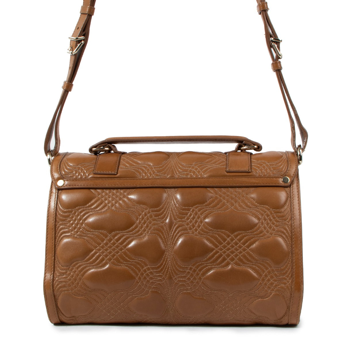 Proenza Schouler Camel Kleine PS1 Gewatteerde Lamsleren Crossbodytas