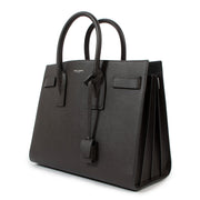 Saint Laurent Sac Du Jour Small Black Grained Leather