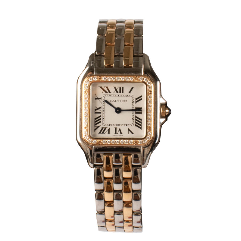 Cartier Diamonds Steel/Rose Gold Medium Panthère de Cartier Watch