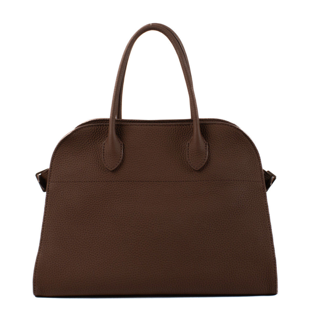 The Row Brown Leather Soft Margaux 12 Bag
