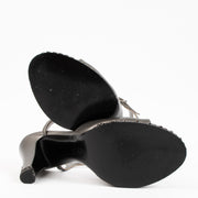 Shop the authentic Chanel 11P Silver Open Toe Chain Sandals on Labellov.com !
