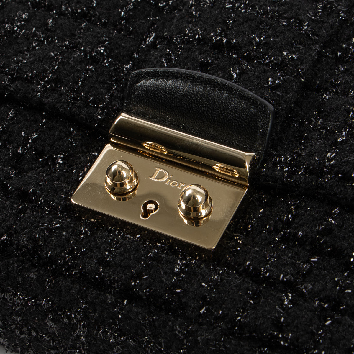 Shop this authentic Christian Dior Black Tweed Mini Miss Dior Bag pre-loved on   Labellov.com