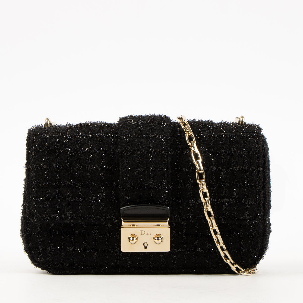 Shop this authentic Christian Dior Black Tweed Mini Miss Dior Bag pre-loved on   Labellov.com