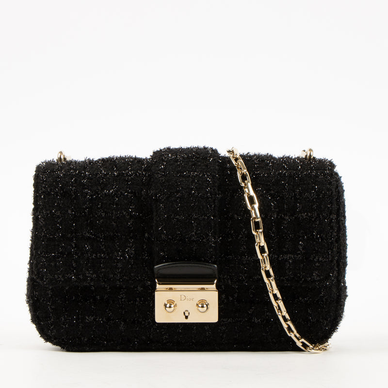 Shop this authentic Christian Dior Black Tweed Mini Miss Dior Bag pre-loved on   Labellov.com