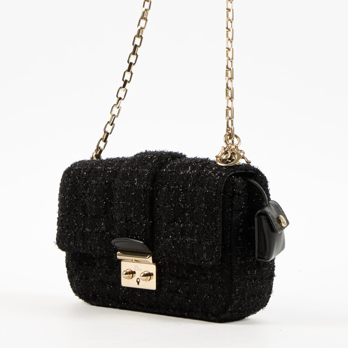 Shop this authentic Christian Dior Black Tweed Mini Miss Dior Bag pre-loved on   Labellov.com