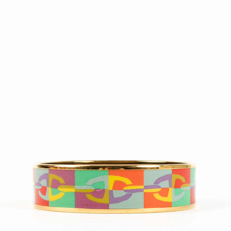 Shop this authentic Hermes Optique Chaine D'Ancre Bangle Bracelet pre-loved on Labellov.com 