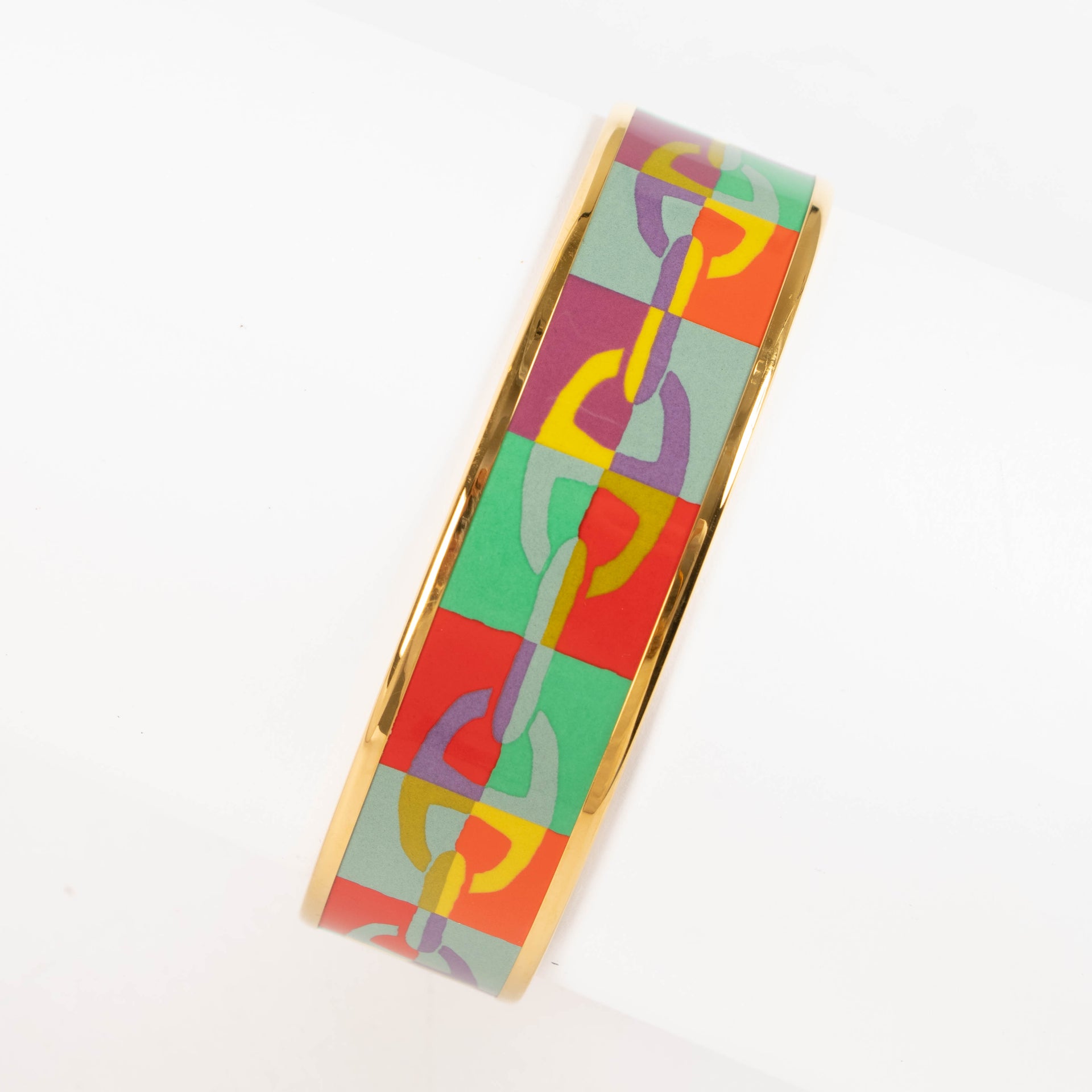 Shop this authentic Hermes Optique Chaine D'Ancre Bangle Bracelet pre-loved on Labellov.com 