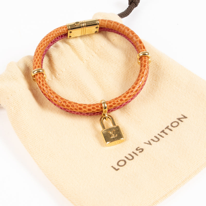Shop the authentic Louis Vuitton Lizard Keep It Twice Bracelet on Labellov.com !