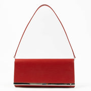 Shop this authentic Louis Vuitton Red Epi Leather Clutch pre-loved on Labellov.com 