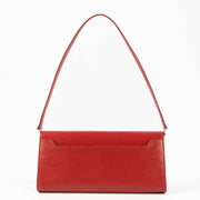 Shop this authentic Louis Vuitton Red Epi Leather Clutch pre-loved on Labellov.com 