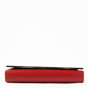 Shop this authentic Louis Vuitton Red Epi Leather Clutch pre-loved on Labellov.com 
