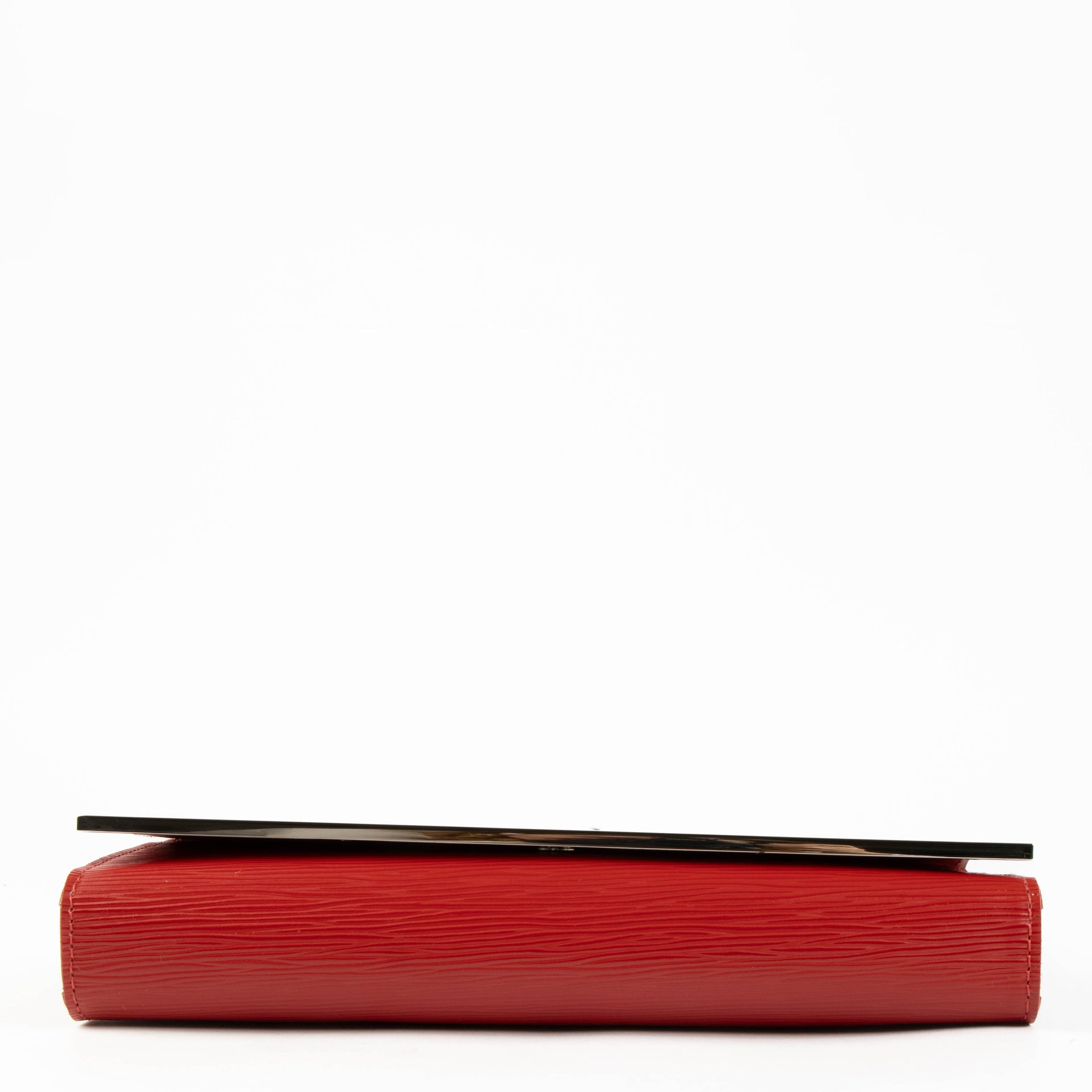 Shop this authentic Louis Vuitton Red Epi Leather Clutch pre-loved on Labellov.com 