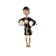 Chanel Mademoiselle Coco Chanel Pearl Brooch