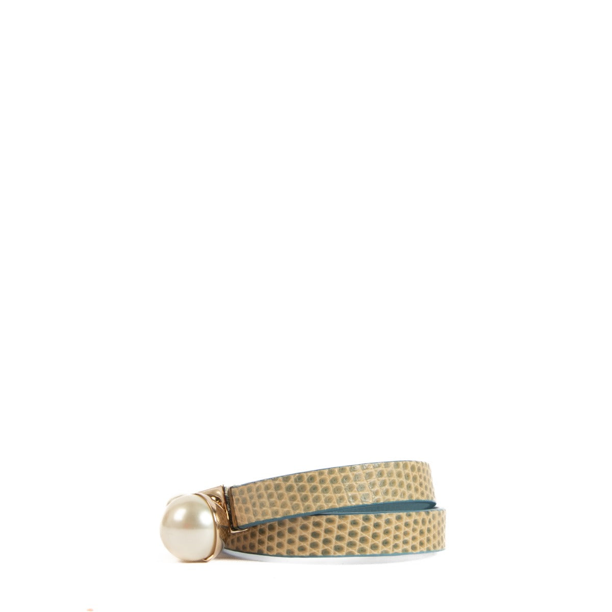 Christian Dior Mise En Dior Lizard Double Tour Bracelet