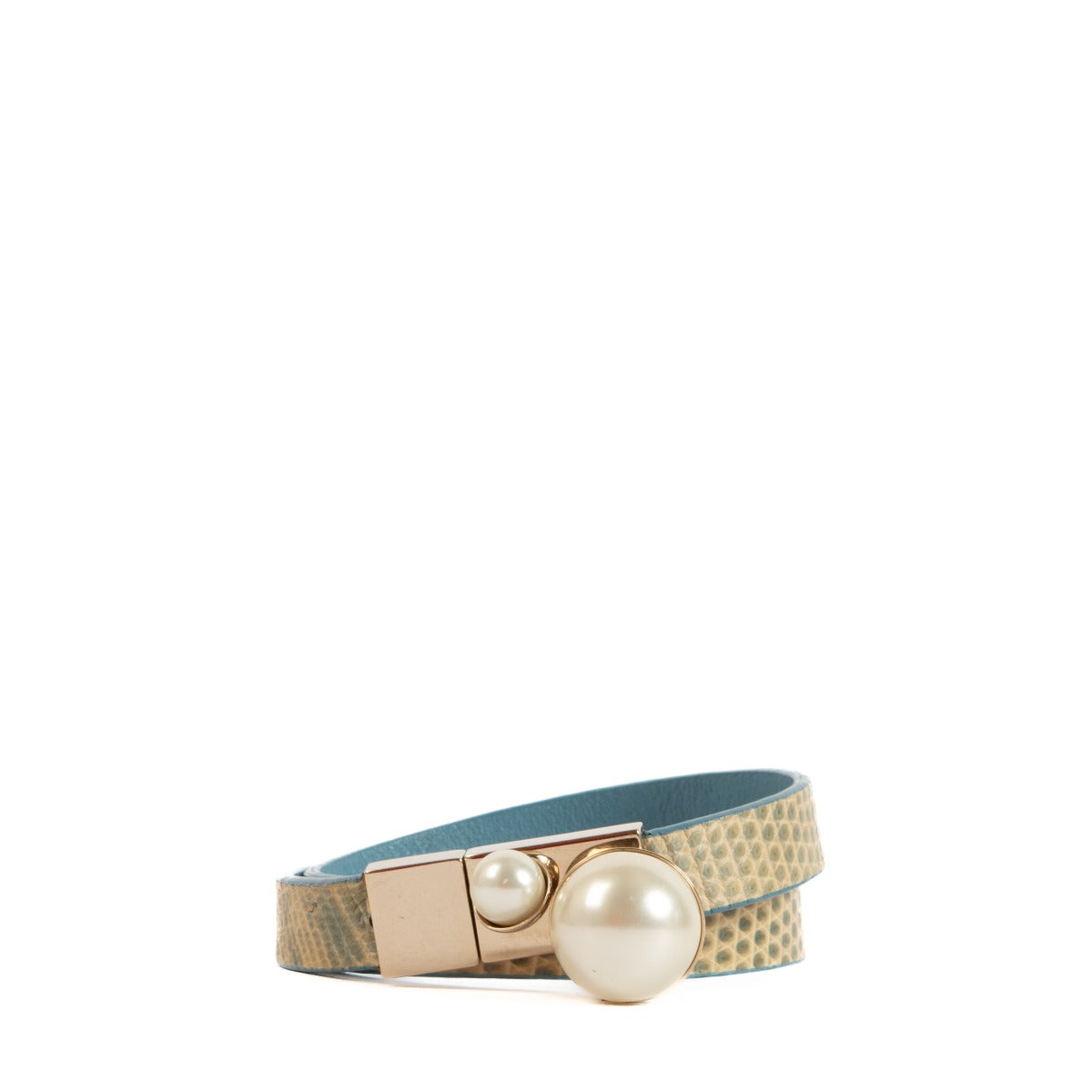 Christian Dior Mise En Dior Lizard Double Tour Bracelet