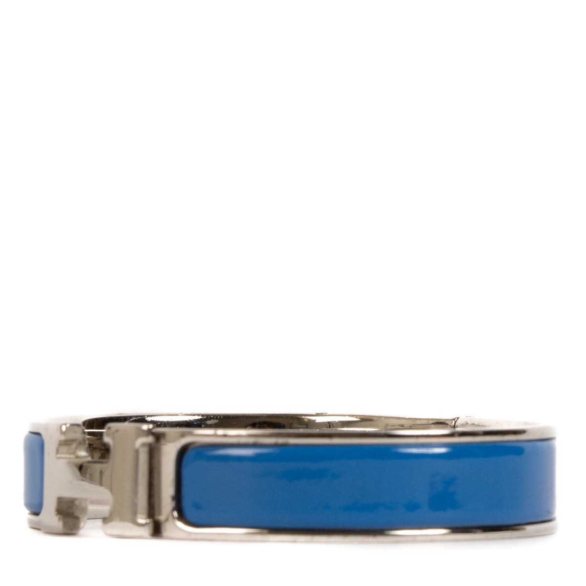 shop 100% authentic second hand Hermès Blue Clic H Bracelet on Labellov.com