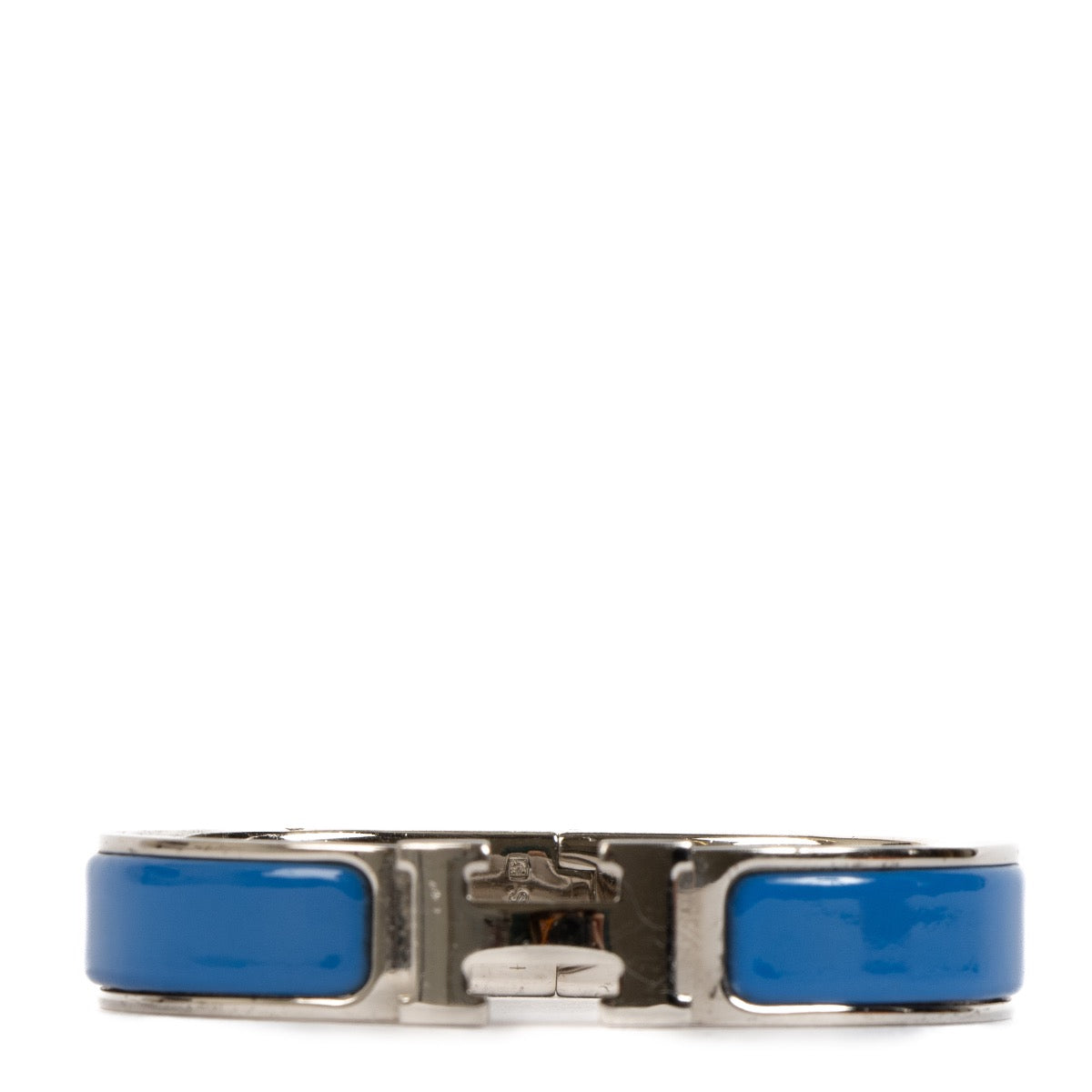 shop 100% authentic second hand Hermès Blue Clic H Bracelet on Labellov.com