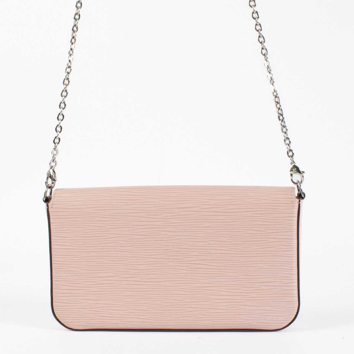 Shop safe online at Labellov in Antwerp, Brussels and Knokke this 100% authentic second hand Louis Vuitton Pink Epi Pochette Felicie