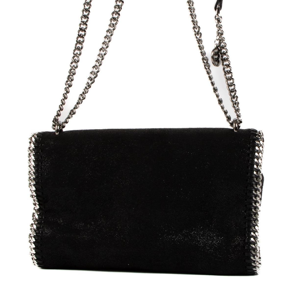 Shop safe online at Labellov in Antwerp this 100% authentic second hand Stella McCartney Black Falabella Crossbody
